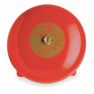 439D-6AW-R Campana de alarma contra incendios, 6 “”(150 mm), vibrante, diodo, 24 VCC, rojo| KIDDE