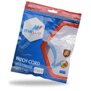 MW-PC-CAT6-3R PATCH CORD UTP CAT 6/3 METROS (AZUL Y ROJO)| MARWA