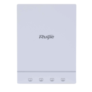 RG-AP180 PUNTO DE ACCESO INALÁMBRICO PARA INTERIOR DE PARED, DOBLE BANDA WI-FI 6 DE 1.775 GBPS, MU-MIMO 2X2, 4 PUERTOS GIGABIT ADICIONALES| RUIJIE