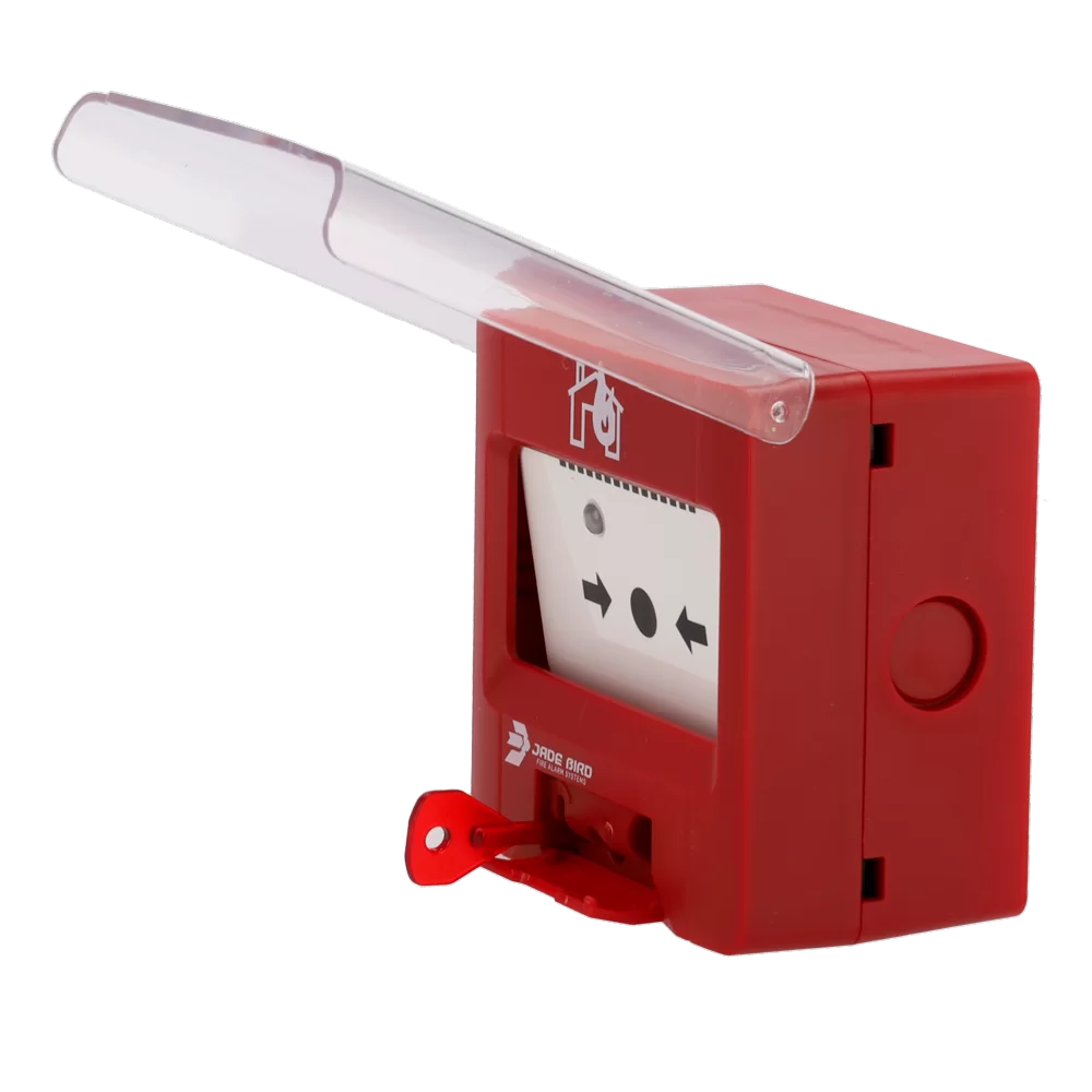 JBE-2100C PULSADOR MANUAL DIRECCIONABLE CON PROTECTOR| JADE BIRD