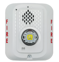 P2WLED Sirena con Luz Estroboscópica LED de Pared Blanca | System Sensor / Honeywell