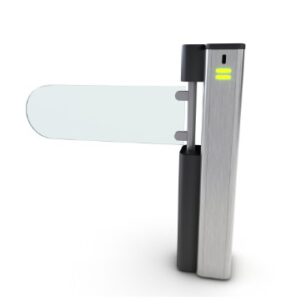PHT8000 VIDRIO Puerta de control de acceso peatonal, motorizado, con estructura en acero inoxidable y puerta en vidrio, sistema de apertura automática sin contacto físico | AUTOLINE – PHOTONIC